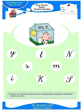 Çocuklar İçin S Sesi Çalışma Sayfaları 